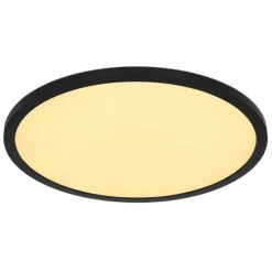 Luminaires Globo Lighting plafonnier extérieur Globo SAPANA LED Noir, 1 lumière, Télécommandes, Changeur de couleurs