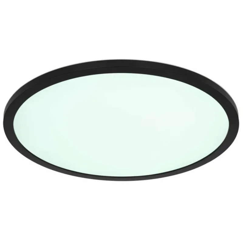 Luminaires Globo Lighting plafonnier extérieur Globo SAPANA LED Noir, 1 lumière, Télécommandes, Changeur de couleurs