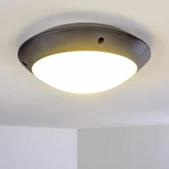 hofstein plafonnier extérieur Grafton Anthracite, 1 lumière