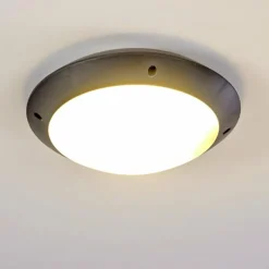 hofstein plafonnier extérieur Grafton Anthracite, 1 lumière