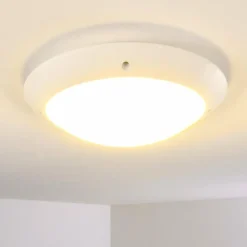 hofstein plafonnier extérieur Grafton Blanc, 2 lumières