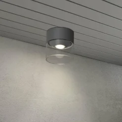 Luminaires Konstsmide plafonnier extérieur Konstsmide Varese LED Anthracite, 1 lumière