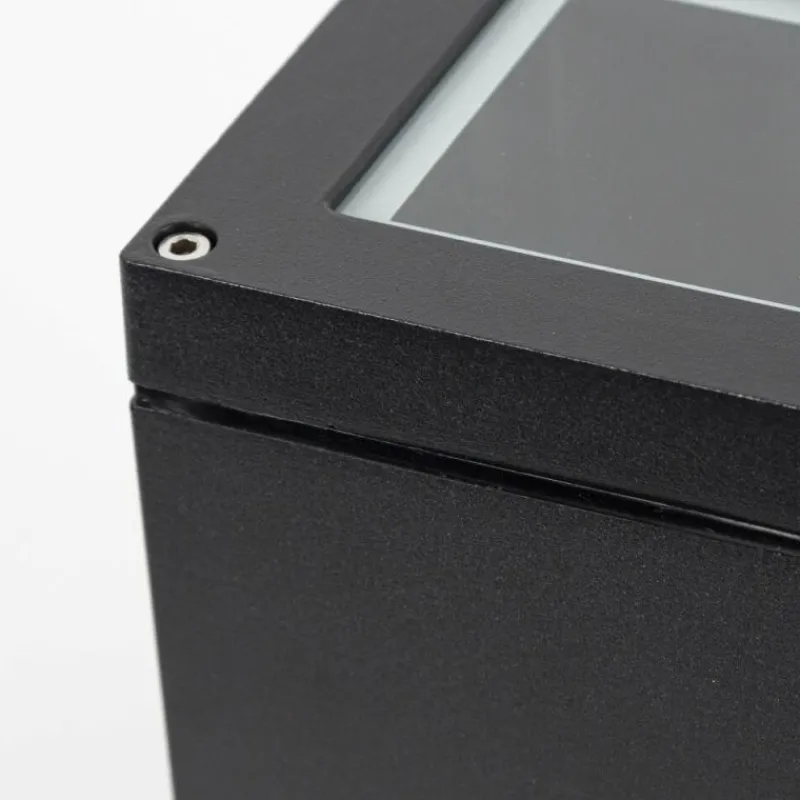 KS Verlichting plafonnier extérieur Sigma Noir, Blanc, 1 lumière