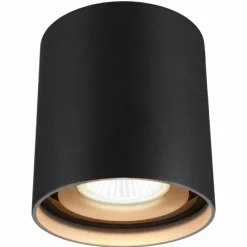 Luminaires LCD plafonnier extérieur LCD Falshorn Noir, 1 lumière