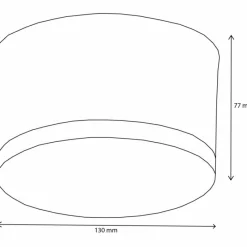 Luminaires LCD plafonnier extérieur LCD Grasbrunn LED Noir, 1 lumière