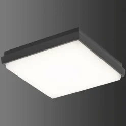 Luminaires LCD Plafonnier extérieur LCD TYP 5061 LED Noir, 1 lumière