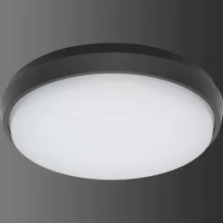Luminaires LCD Plafonnier extérieur LCD TYP 5066 LED Noir, 1 lumière