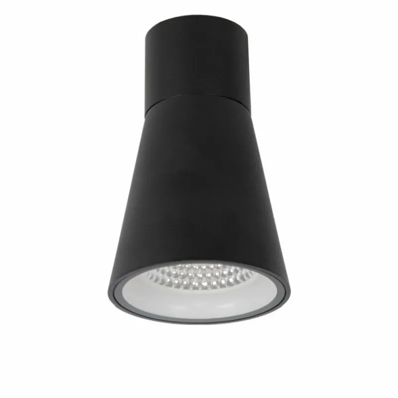 Luminaires Lucide plafonnier extérieur Lucide DERBY LED Noir, 1 lumière