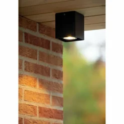 Luminaires Lucide plafonnier extérieur Lucide LEEDS LED Noir, 1 lumière