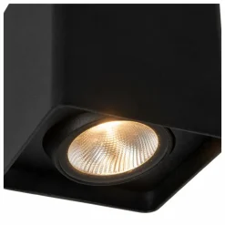 Luminaires Lucide plafonnier extérieur Lucide LEEDS LED Noir, 1 lumière