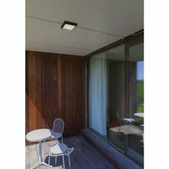 Luminaires Lutec plafonnier extérieur Lutec Helena LED Anthracite, 1 lumière