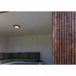 Luminaires Lutec plafonnier extérieur Lutec Kayah LED Anthracite, 1 lumière