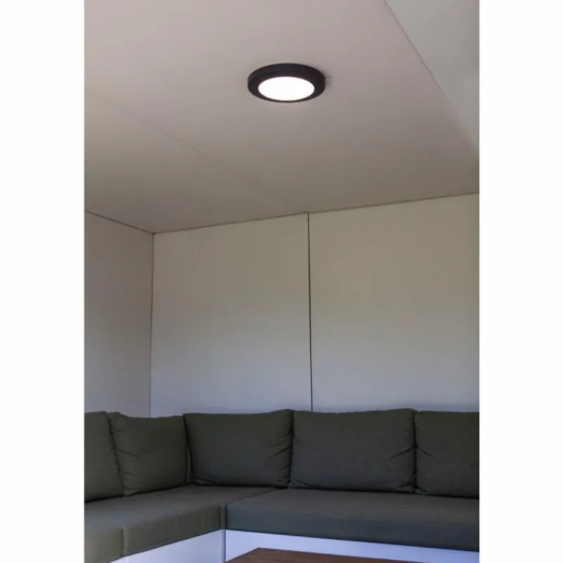 Luminaires Lutec plafonnier extérieur Lutec Kayah LED Anthracite, 1 lumière