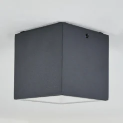 hofstein plafonnier extérieur Spidern LED Anthracite, Blanc, 1 lumière