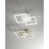 Luminaires Fabas Luce Plafonnier Fabas Luce Bard LED Blanc, 1 lumière* Éclairage Led