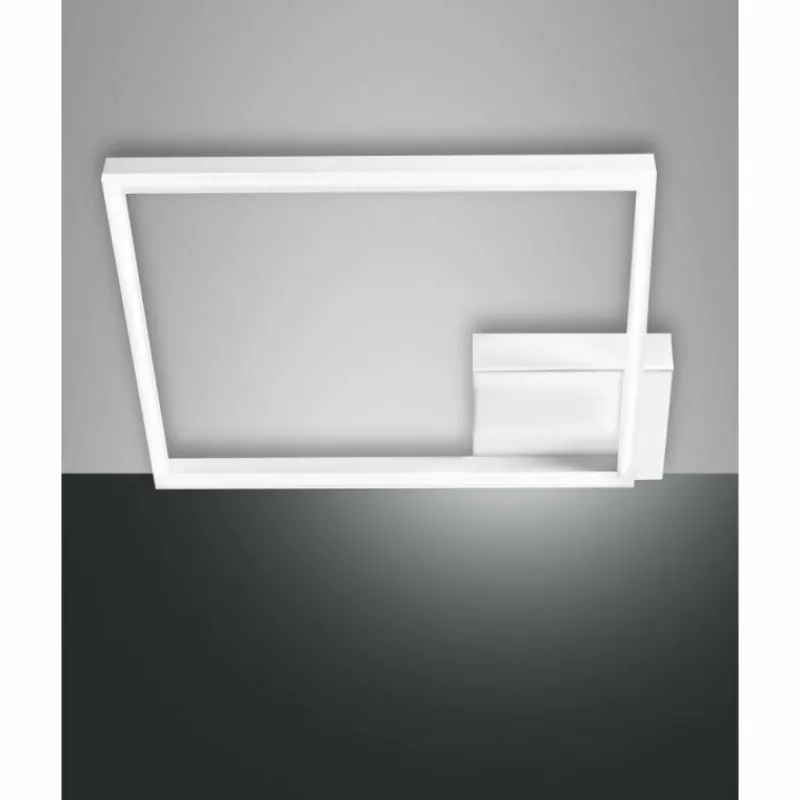 Luminaires Fabas Luce Plafonnier Fabas Luce Bard LED Blanc, 1 lumière* Éclairage Led