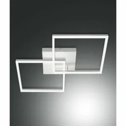 Luminaires Fabas Luce Plafonnier Fabas Luce Bard LED Blanc, 1 lumière* Éclairage Led