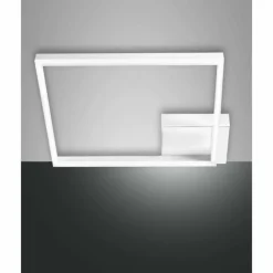 Luminaires Fabas Luce Plafonnier Fabas Luce Bard LED Blanc, 1 lumière