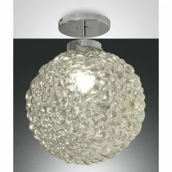 Luminaires Fabas Luce Plafonnier Fabas Luce Ego Chrome, 1 lumière