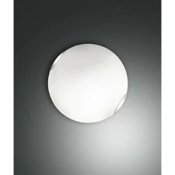Luminaires Fabas Luce Plafonnier Fabas Luce FOX Nickel mat, 1 lumière