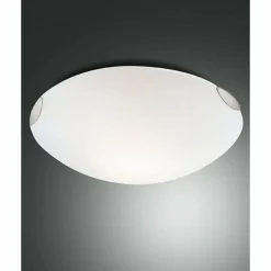 Luminaires Fabas Luce Plafonnier Fabas Luce FOX Nickel mat, 3 lumières