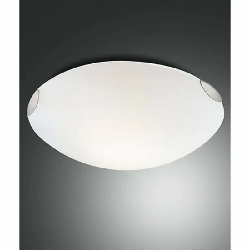 Luminaires Fabas Luce Plafonnier Fabas Luce FOX Nickel mat, 3 lumières