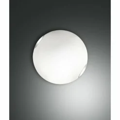 Luminaires Fabas Luce Plafonnier Fabas Luce Fox LED Blanc, 1 lumière