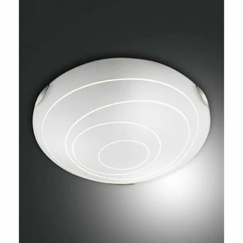Luminaires Fabas Luce Plafonnier Fabas Luce KENT Nickel mat, 3 lumières