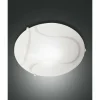 Luminaires Fabas Luce Plafonnier Fabas Luce Magma Blanc, 2 lumières