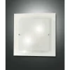 Luminaires Fabas Luce Plafonnier Fabas Luce Naxar Blanc, 2 lumières