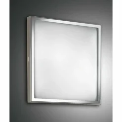 Luminaires Fabas Luce Plafonnier Fabas Luce OSAKA Chrome, 2 lumières