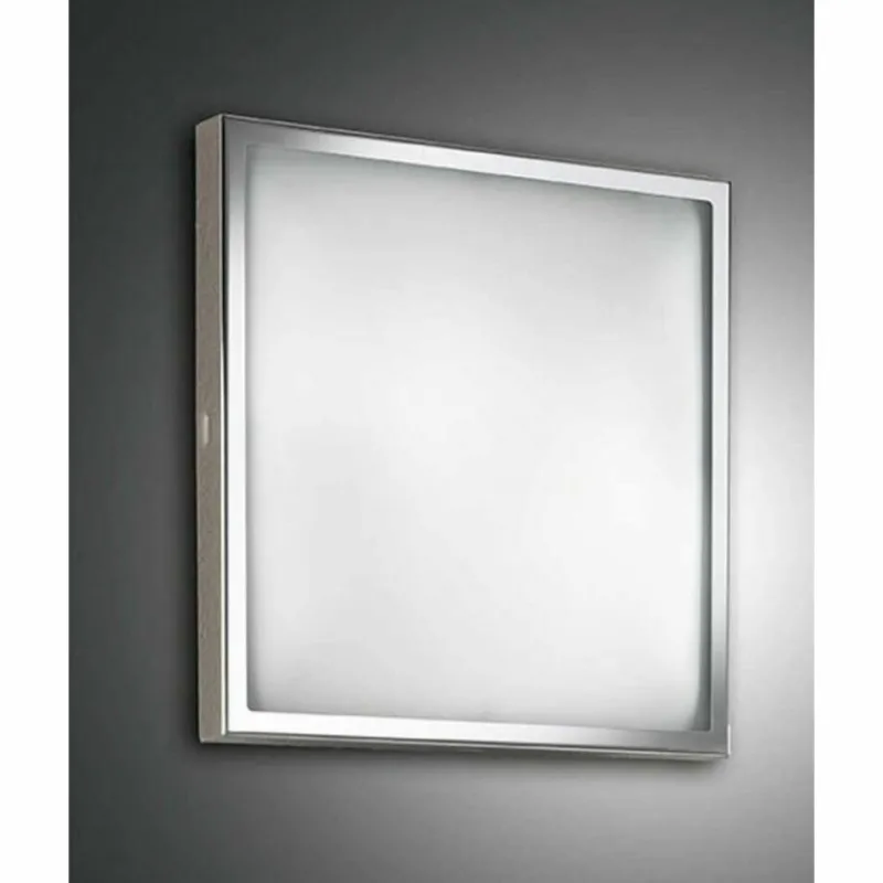 Luminaires Fabas Luce Plafonnier Fabas Luce OSAKA Chrome, 2 lumières