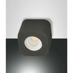 Luminaires Fabas Luce Plafonnier Fabas Luce Palmi LED Anthracite, 1 lumière* Éclairage Led