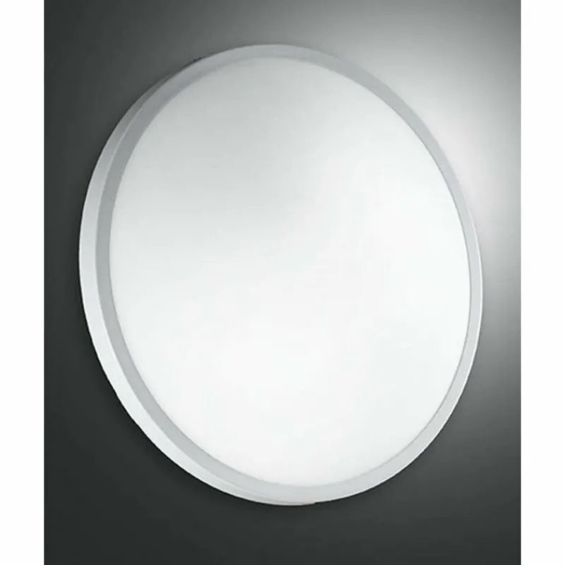 Luminaires Fabas Luce Plafonnier Fabas Luce PLAZA Blanc, 3 lumières
