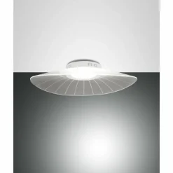 Luminaires Fabas Luce Plafonnier Fabas Luce Vela LED Blanc, 1 lumière