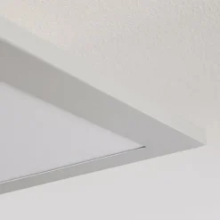 hofstein Plafonnier Farc LED Argenté, 1 lumière, Télécommandes