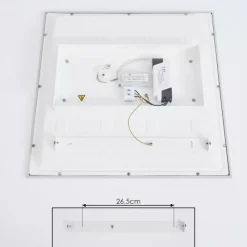 hofstein Plafonnier Farc LED Argenté, 1 lumière, Télécommandes