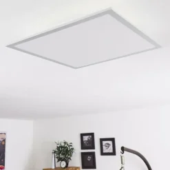 hofstein Plafonnier Farc LED Argenté, 1 lumière, Télécommandes