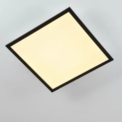 hofstein Plafonnier Farc LED Noir, Blanc, 1 lumière, Télécommandes