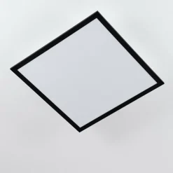 hofstein Plafonnier Farc LED Noir, Blanc, 1 lumière, Télécommandes