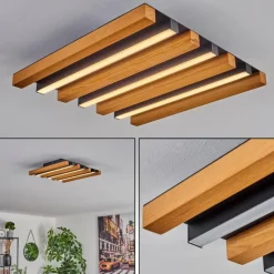 hofstein Plafonnier Favorina LED Écru, Noir, 1 lumière