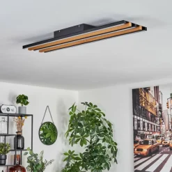 hofstein Plafonnier Favorina LED Écru, Noir, 1 lumière