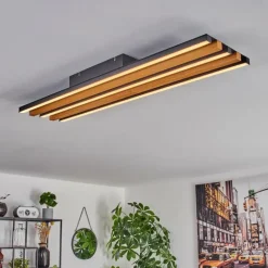 hofstein Plafonnier Favorina LED Écru, Noir, 1 lumière