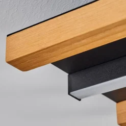 hofstein Plafonnier Favorina LED Écru, Noir, 1 lumière, Télécommandes