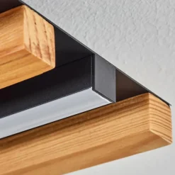 hofstein Plafonnier Favorina LED Écru, Noir, 1 lumière, Télécommandes