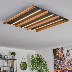 hofstein Plafonnier Favorina LED Écru, Noir, 1 lumière