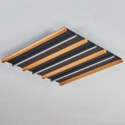 hofstein Plafonnier Favorina LED Écru, Noir, 1 lumière, Télécommandes