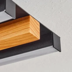 hofstein Plafonnier Favorina LED Écru, Noir, 1 lumière, Télécommandes