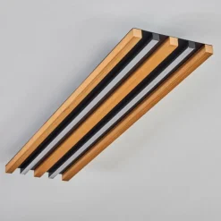 hofstein Plafonnier Favorina LED Écru, Noir, 1 lumière, Télécommandes