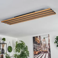 hofstein Plafonnier Favorina LED Écru, Noir, 1 lumière